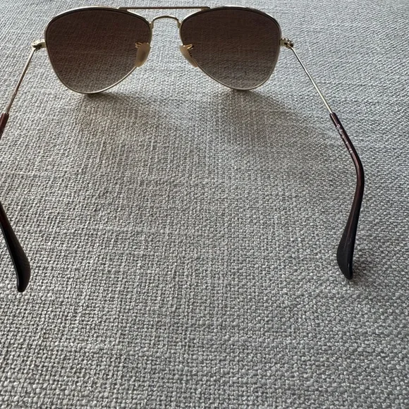 Ray-Ban Gold Frame Sunglasses